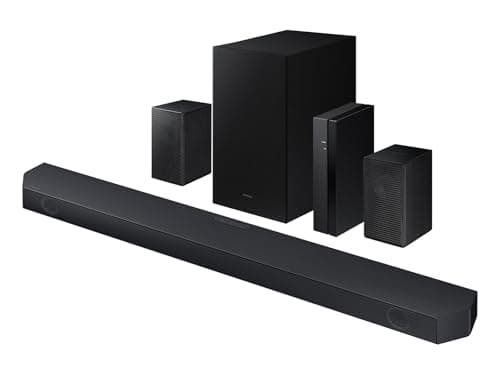 SAMSUNG 5.1 Channel Sound Bar with Wireless Subwoofer Q-Symphony & Dolby Atmos Audio - HW-Q65C/ZA (Renewed)
