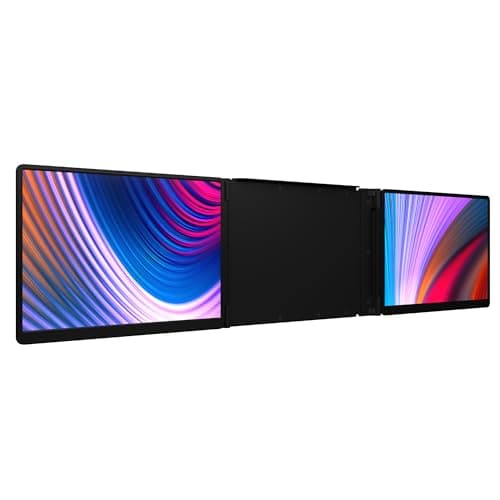 16" Pro Triple Laptop Screen Extender, Dual 16" 2k Portable Monitors, 144Hz, 100% DCI-P3, Compatible with 16" MacBook Pro M1, M2, M3, M4 & Windows Laptops, for Gaming, Creators, & Professional