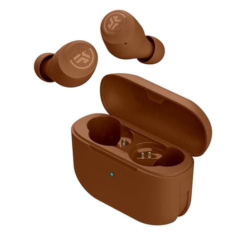 JLab Go Air Pop+ Tones True Wireless Earbuds, in Ear Headphones, Bluetooth Earphones, 35H Playtime Ear Buds, Bluetooth Earbuds with Microphone, USB-C Charging Case, Dual Connect, EQ3 Sound, (1615 C)