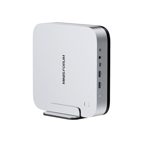 MINISFORUM AI X1 Pro-370 Mini PC AMD Ryzen AI 9 HX 370(12C/24T) 64GB DDR5 1TB SSD Desktop Computer, HDMI|DP|2xUSB4 Output, 2xRJ45 Port, WiFi7, BT5.4, AMD Radeon 890M Graphics, Copilot Support AI PC