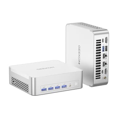 GEEKOM XT1 Mega AI Mini PC,14th Gen Intel Core Ultra U9-185H Processor (16C/22T,up to 5.1 GHz),32GB DDR5 2TB PCIe Gen4 SSD,Mini Desktop Computers Windows 11 Pro,WiFi 7/BT 5.4/Dual 2.5G LAN/USB4.0/8K