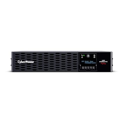 CyberPower PR3000RT2UCN Smart App Sinewave UPS System, 3000VA/3000W, 8 Outlets, 2U Rack/Tower, AVR, RMCARD205 Pre-Installed, Built-in cloud monitoring