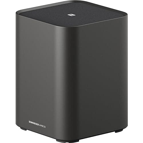 Sennheiser AMBEO Soundbar Plus 7.1.4 Channel Soundbar with Dolby Atmos and DTS:X with Ambeo Sub 8in 350W Wireless Subwoofer with Bluetooth