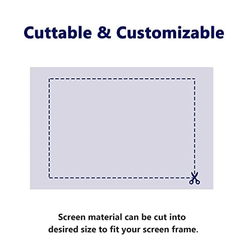 Yescom 177" 16:9 DIY Projection Screen Material Matte White PVC Projector Screen Coated 154"x86" Indoor Outdoor Home Theater Conference Room