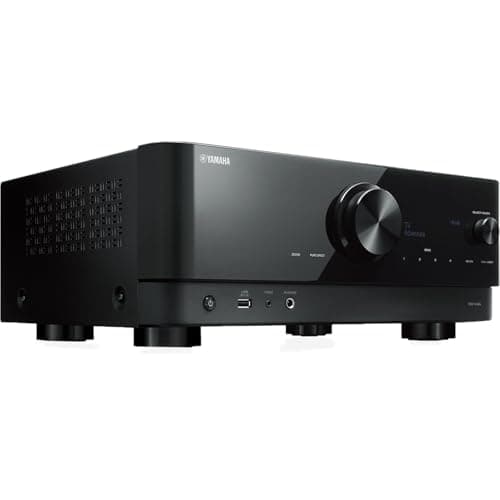 Yamaha YHT-5960U 5.1-Channel Home Theater System for TV Surround Sound System with 8" 100W Powered Subwoofer and 8K HDMI and MusicCast Bundle with Accessories