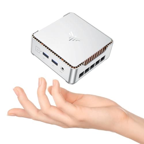 KAMRUI E2 Mini PC 11 Pro, 12th Gen Alder Lake N97(up to 3.6GHz) Micro PC (Beat N150/N100/N95), 16GB RAM 512GB M.2 SSD, Desktop Computers 4K Dual Display/USB3.2/WiFi/BT/LAN Small Computer