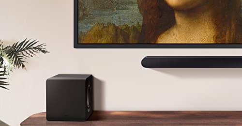 SAMSUNG SWA-W510 Subwoofer for S Series Soundbar with Powerful Bass, Wireless, Unibody Design, Compact 6.5" Size, 2022, Black