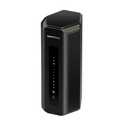 NETGEAR Nighthawk Tri-Band WiFi 7 Router (RS700S) - Security Features, BE19000 Wireless Speed (up to 19Gbps) – 10 Gig Internet Port - Covers up to 3,500 sq. ft., 200 Devices – 1-Year Armor Included