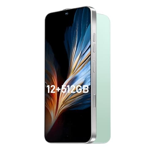 16PROMA X Smartphone New Upgrade 12GB+512GB/6.99" Display 68+108MP Zoom Camera,Tempered Glass Finish, 7000mAh Android 14 Smartphone (Green)