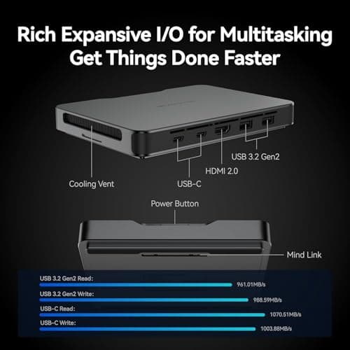 Khadas Mind 1 Mini PC, Intel Core i5-1340P 4.6GHz Micro Desktop Computer with 5.55Wh Standby Battery, 16GB LPDDR5, 512GB PCIe 4.0 SSD, BT5.3, WiFi 6E, Portable Computer for Business Home Office Gaming