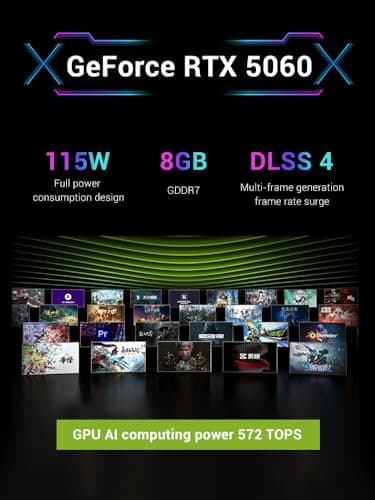 FIREBAT Laptop Gaming RTX 5060 GDDR7 GPU, 16" 2560x1600 2.5K 180Hz QHD 500nits 100%sRGB, Core 13500HX CPU, 1TB PCIe Gen4 SSD, 16GB DDR5 RAM, Metal Case Gaming & Entertainment Notebook Laptop Gamer PC
