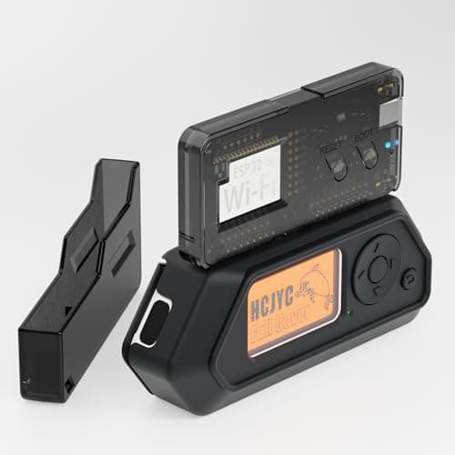 4 in 1 Protective Case for Flipper Zero Device and Wi-Fi Dev Board V1 ESP32-S2, Cover Set Accessories for Flipper Zero WiFi Dev Board - Black