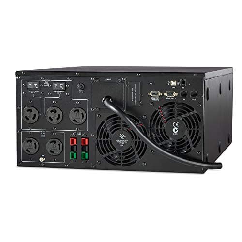 CyberPower PR5000LCDRTXL5U Smart App Sinewave UPS System, 5000VA/4500W, 5 Outlets, AVR, 5U Rack/Tower