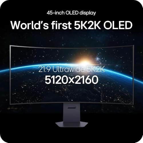 LG Ultragear 45" OLED 5K2K (5120x2160) 330Hz G-sync Curved Gaming Monitor Bundle with Tech Smart USA Elite Suite 18, 2X 4K HDMI Cable & Deco Gear CPS 26 Month Protection Pack (BEACH-CPS-26M2000)