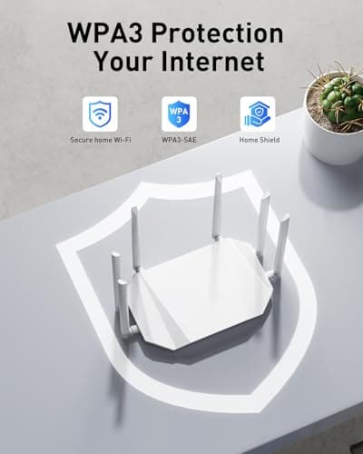 WiFi Router Routers for Wireless Internet - AX3000 WiFi 6 Router 5GHz/2GHz with 6 Wi-Fi Antenna Covers up to 3500 sq.ft, Connect 105 Devices,Gigabit Routers for Home Wi-Fi IPV6 Wireless