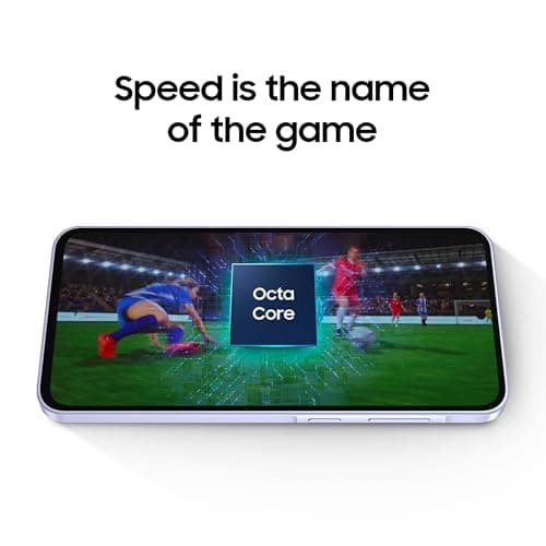 Samsung Galaxy A36 5G A Series, 128GB Unlocked Android Smartphone, AMOLED Display, Rugged Design, 5G Connectivity, Affordable Performance, US Version, 2025, US 1 Yr Warranty, Awesome Lavender