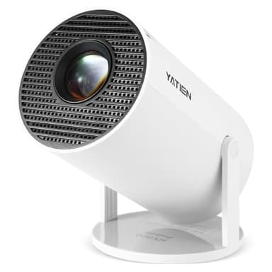 Mini projector portable projector movie home cinema bedroom student dorm projector watch soccer competition basketball match for laptop smartphone build in TV stick play game PS5 Switch