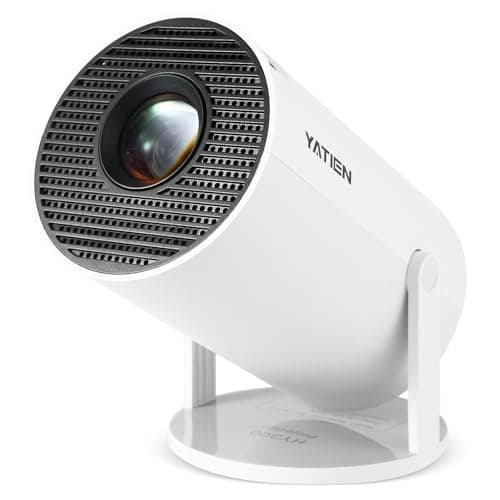 Mini projector portable projector movie home cinema bedroom student dorm projector watch soccer competition basketball match for laptop smartphone build in TV stick play game PS5 Switch