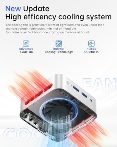 ACEMAGIC Vista Mini V1 Mini PC, Twin Lake N150, 16GB DDR4 RAM 1TB SSD Mini Computers, 11 Pro Desktop 4K Dual Display, WiFi/Bluetooth, for Home Office Business, up to 3.6 GHz(Beat N100/N95)