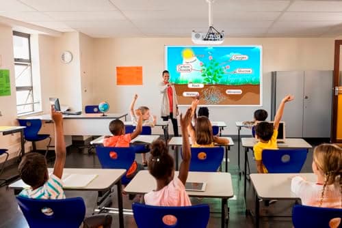 Epson, EPSV11H981020, PowerLite E20 3LCD Classroom Projector, 1 Each, White , 3.4"x11.8"x9.8"