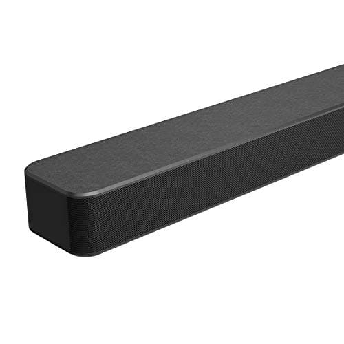 LG SN5Y Sound Bar w/Subwoofer, 2.1 ch, Power, High Res Audio, DTS Virtual: X, AI Sound Pro, Wireless Surround Sound Ready, Bluetooth Connectivity - Black