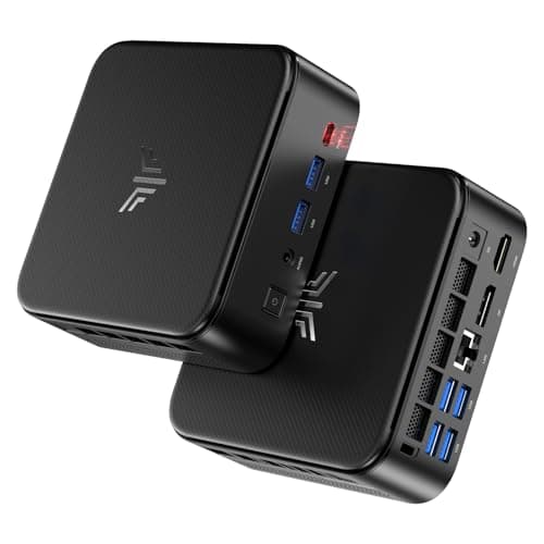 KAMRUI Mini Gaming PC, E3B 16GB RAM 512GB SSD Mini PC AMD Ryzen 5 7430U Micro Desktop Computers (Max 4.3GHz,6C/12T, Beat 5650U), Small Computer Support WiFi 6, BT5.2, Triple Display for Office Home