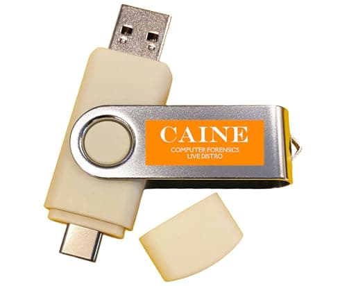 Computer IT Digital Forensics Investigative Environment Linux Live Bootable Utility for PCs - Professional Law Enforcement Hacking Toolkit Caine USB