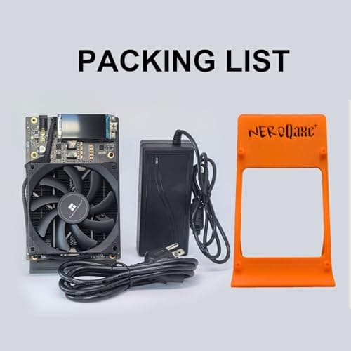 Bitcoins Miner 2.4TH/s NerdQaxe 4X BM1368 ASIC 2.4G WiFi 20W/TH BTC Lottery Crypto Miner with S21 Pro Asic Bitcoins Mining Machine Micro Silent Home Use
