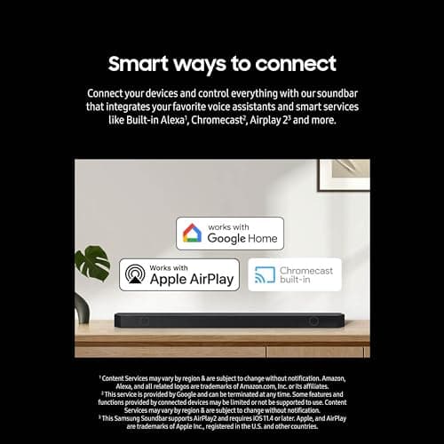 SAMSUNG Q800D 5.1.2ch Soundbar w/Wireless Dolby Atmos Audio, Q-Symphony, SpaceFit Sound Pro, Adaptive Sound, Game Mode Pro with Alexa Built-in, HW-Q800D/ZA