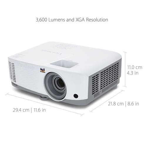 ViewSonic PA503X 4000 Lumens XGA High Brightness Projector Projector for Home and Office with HDMI Vertical Keystone