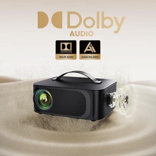 [Netflix-Licensed/Dolby Audio] Projector-4K with Wifi 6 and Bluetooth, ONOAYO 1000ANSI Native 1080P Built-in Netflix/YouTube/PrimeVideo, Electric Focus& 4D/4P Keystone Portable Smart Outdoor Projector