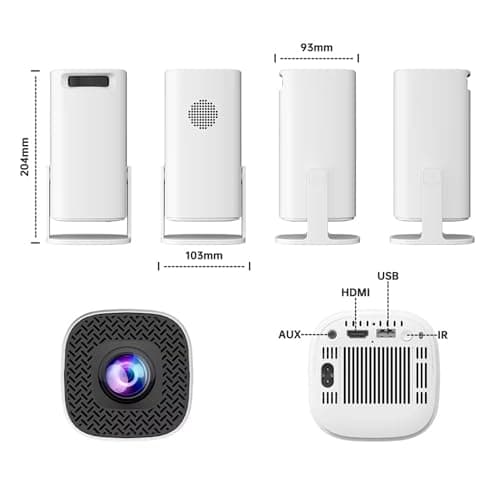 P30 max Projector and Game,1280*720P,Smart game projector built-in 35000 Games with 2 Wireless Controllers,Portable Mini Video Projector with 5G Wifi&Bluetooth, 4K,2.4G Receiver,Home,Office (128G)