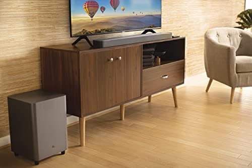 JBL Bar 5.1 - Soundbar with Built-in Virtual Surround, 4K and 10" Wireless Subwoofer (JBL2GBAR51IMBLKAM), Black