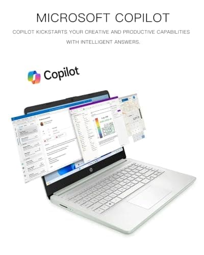 HP Student Business Laptop Computer - w/Microsoft Office Lifetime & External DVD Drive • 16GB RAM • 128GB UFS & 256GB Extend Micro SD • Intel 4-Core Processor • HD Display • Win11 Pro(Green)