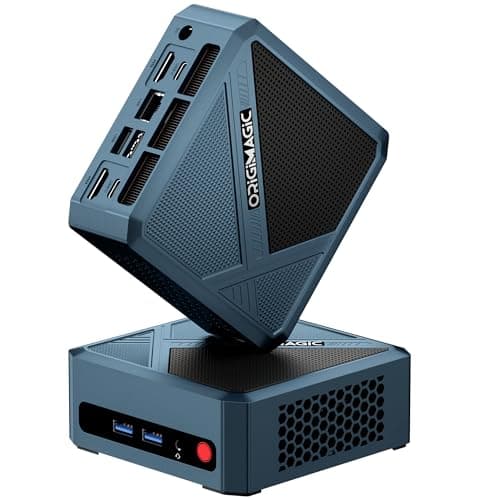 N1 Mini PC, AMD Ryzen 7 5825U (Upgraded 5700U/7430U, Up to 4.5GHz), 32GB DDR41 TB M.2 NVMe PCIe 4.0 SSD, Mini Computer Dual Display, WiFi-6E/BT-5.2, USB-C/2.5G LAN, Home/Office