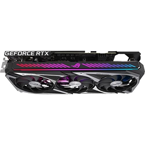 ASUS ROG Strix NVIDIA GeForce RTX 3060 V2 OC Edition Gaming Graphics Card (PCIe 4.0, 12GB GDDR6, HDMI 2.1, DisplayPort 1.4a, Axial-tech Fan Design, 2.7-Slot, Super Alloy Power II, GPU Tweak II)