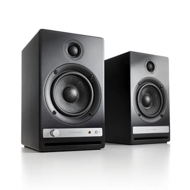 Audioengine HD4 24 Bit Bluetooth Bookshelf Speakers - TVs, Desktops, Stereos, Music, Movies and Gaming - Bluetooth aptX Adaptive 5.3