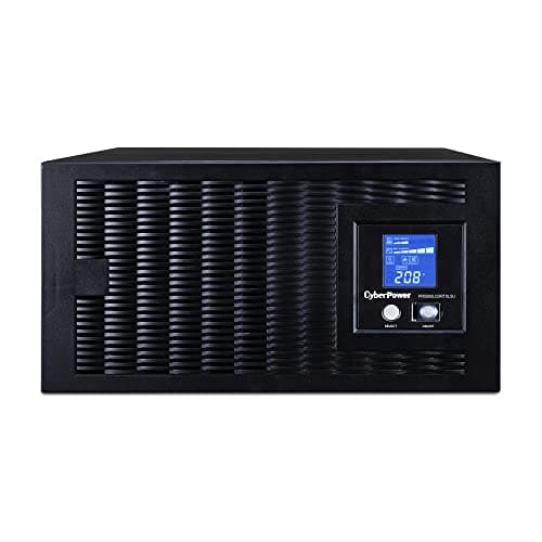 CyberPower PR5000LCDRTXL5U Smart App Sinewave UPS System, 5000VA/4500W, 5 Outlets, AVR, 5U Rack/Tower