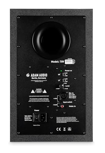 ADAM Audio T8V Studio Monitor for recording, mixing and mastering, Studio Quality Sound (Single)