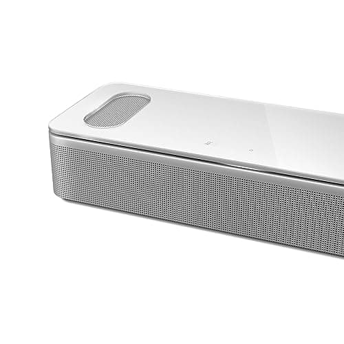 Bose Smart Ultra Soundbar, Surround Sound System for TV, Dolby Atmos Soundbar for TV Plus Alexa and Google Voice Control, White