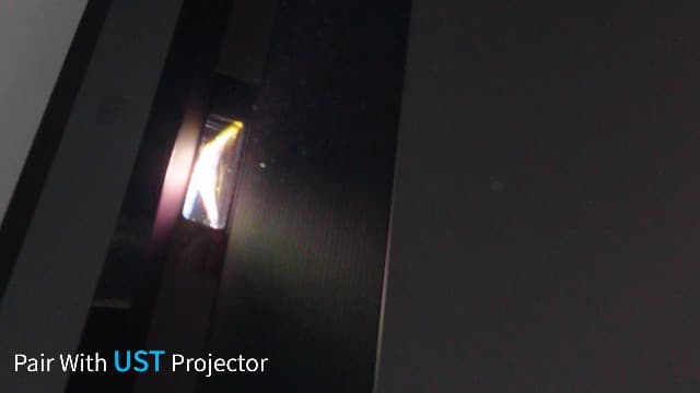 NothingProjector Projector Screen, 120 inch, Ambient Ceiling Light Rejecting ALR, 4K Ultra HD Fixed Frame 16:9, On Wall Mount Projection Screen for Ultra Short Throw Projectors, Black Series
