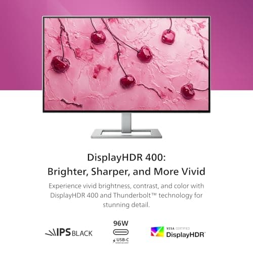 Philips Brilliance 27E2F7903 27" 4K UHD IPS Black Display, Thunderbolt, PD 96W, Height Adjustable, Daisy Chain, Built in Speakers, MacBook/PC Compatible, 4-Year Advance Replacement
