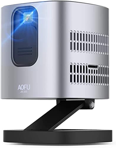 Projector with WI-FI and Bluetooth,Mini Projector 4K 150ASIN Lumen Supported, Home Theater Movie Projector, Compatible with HDMI, iOS, VGA, USB, Smartphone, Laptop