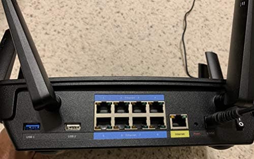 Linksys WiFi 5 Router, Tri-Band, 3,000 Sq. ft Coverage, 25+ Devices, Speeds up to (AC5400) 5.4Gbps - EA9500
