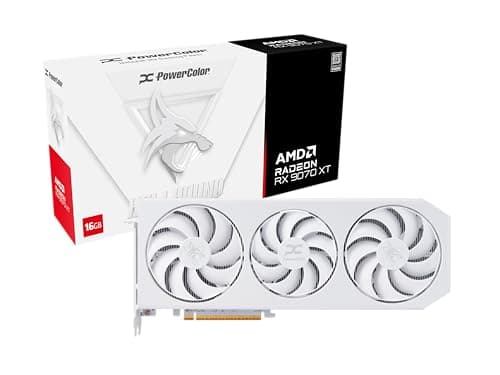 PowerColor Hellhound Spectral White AMD Radeon RX 9070 XT 16GB GDDR6