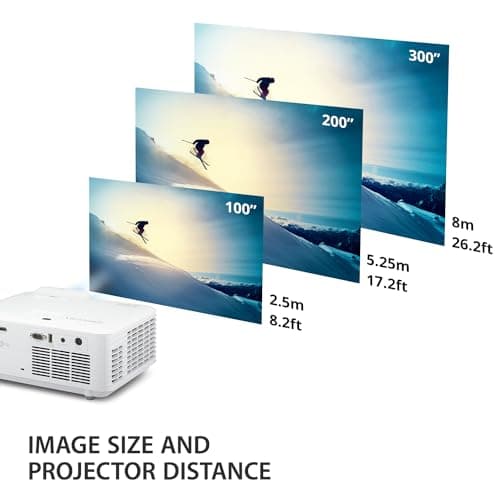 ViewSonic LS740HD 5000 Lumens 1080p Laser Projector with 1.3x Optical Zoom, H/V Keystone, 4 Corner Adjustment, and 360 Degrees Projection for Auditorium, Conference Room and Education