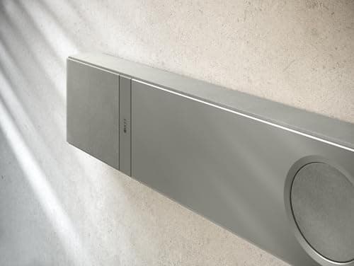 KEF XIO Dolby Atmos 5.1.2 Soundbar (Silver Grey)