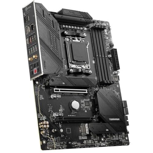 MSI MAG B650 Tomahawk WiFi Gaming Motherboard (AMD Ryzen 9000/8000/7000 Series Processors, AM5, DDR5, PCIe 4.0, M.2, SATA 6Gb/s, USB 3.2 Gen 2, HDMI/DP, Wi-Fi 6E, Bluetooth 5.3, 2.5Gbps LAN, ATX)
