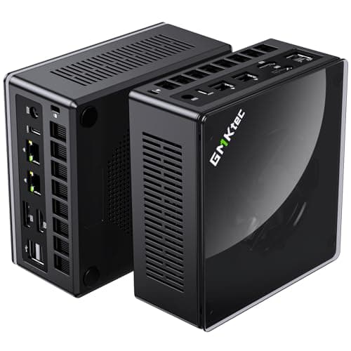 GMKtec Gaming Mini PC K8 Plus AMD Ryzen 7 8845HS(8C/16T, up to 5.1GHz) 64GB DDR5 RAM 1TB SSD, Desktop Computer Dual NIC 2.5G, HDMI 2.1, USB4