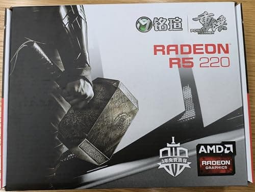 maxsun AMD Radeon R5 220 1GB Graphics Card GPU (DVI-I, HDMI, VGA) - Low Profile Ready